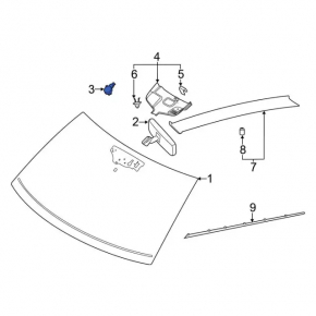 Rain sensor Ford Mustang mk6 15-