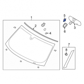 Rain sensor Ford Mustang mk6 15-