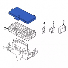 Ford Explorer 20- Underhood Fuse Box Cover