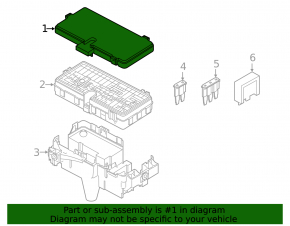 Ford Explorer 20- Underhood Fuse Box Cover