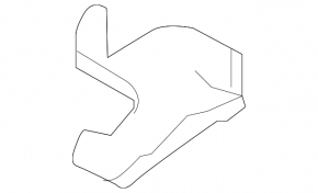Left tailgate hinge trim for Land Rover Range Rover Sport 13-22