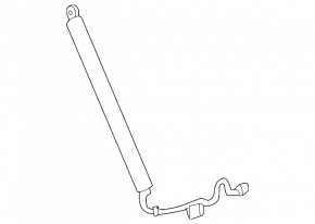 Right tailgate shock absorber Land Rover Discovery Sport 17-20 electric
