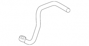Cooling system pipe Audi Q5 8R 14-16 3.0TDI return