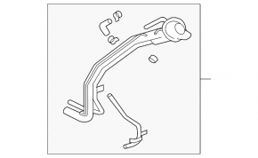 Mitsubishi Outlander 14-18 Fuel Filler Neck