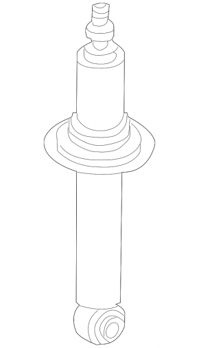 Rear left shock absorber Subaru Outback 10-12
