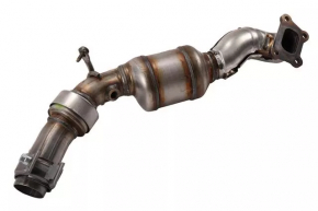 Right catalytic converter for Chevrolet Camaro 16-17 3.6, lower, rusty