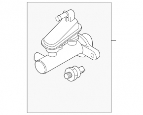 Nissan Murano Z50 03-07 Brake Master Cylinder and Reservoir