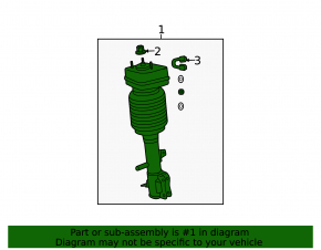 Rear right air shock absorber for Lexus RX300 RX330 RX350 04-07