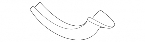 Trunk lid hinge trim left BMW 3 G20 19-
