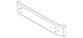 Front bumper reinforcement Lexus LS460 LS600h 07-09 prerest