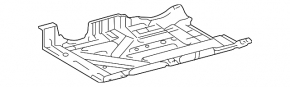 Bottom protection left Lexus RX350 RX450h 10-15