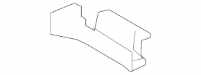 Foam plastic under the tool left Lexus LS460 LS600h 07-08