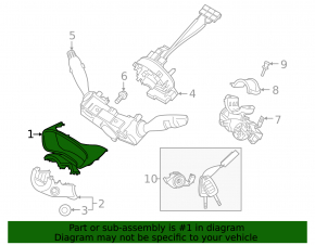 The instrument panel frame for Hyundai Santa FE 19-23 is black, without the steering column frame