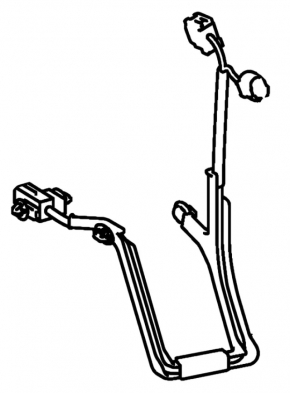 Wiring door front right Toyota Highlander 08-10 small
