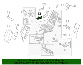 Rear right seat trim, side right center, 2nd row, Mercedes W167 GLE 350 450 20-23, brown, scratches