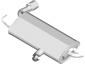 Ford Escape MK3 13-19 Barrel Chrome Tips