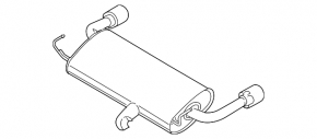 Ford Escape MK3 13-19 Barrel Chrome Tips