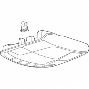 Front light for Ford Fusion mk5 17-20 gray sunroof