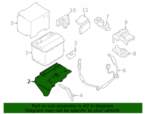 Nissan Altima Battery Tray 19-24