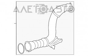 Right intercooler pipe for Mini Cooper F56 3D 14-1.5T