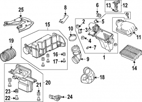 Honda CRV 23- HEV Air Intake Bracket