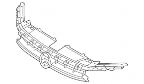 VW Jetta 25-26 grille without emblem