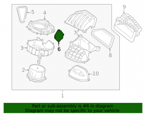 Nissan Murano z51 09-14 heater housing cover actuator motor