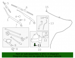 Nissan Altima 19- Washer Fluid Level Sensor