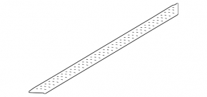 Right side step sill for BMW X5 E70 07-13