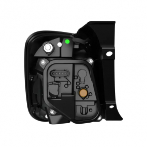 Right headlight Fiat 500 12-19 broken glass, for spare parts