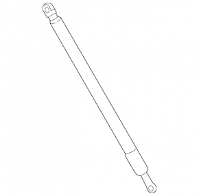 Right tailgate shock absorber for Toyota Rav4 16-18