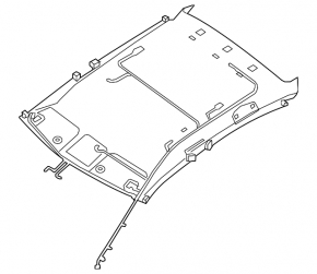 Headlining Nissan Maxima A36 16-18 without sunroof
