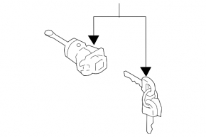 Front left lock cylinder Kia Optima 11-15