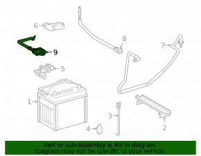 Lexus Hs250h 10-12V Battery-Inverter Cable