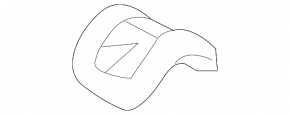 Isofix rear seat cover for Audi Q5 8R 09-17, grey