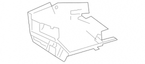Floor covering front left Mercedes GLS-class X166 13-19 black