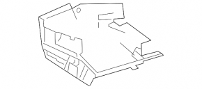 Floor covering front left Mercedes GLS-class X166 13-19 black