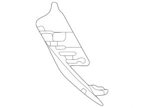 Door plug triangle inner front right Mazda CX-30 20- under the tweeter