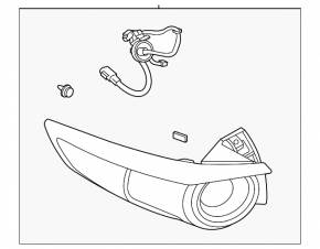 Mazda CX-30 20-23 LED Right Outer Fender Light