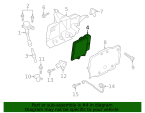 Block ECU engine computer Ford Escape MK3 17-17 1.5T