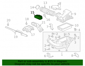 Air resonator Honda Clarity 18-21 usa
