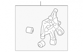 Rear left axle Subaru Forester 08-13