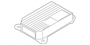 Module srs airbag computer airbags BMW 5 F10 12-13 under cruise
