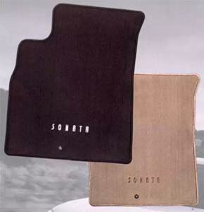 Carpet interior rear right Hyundai Sonata 11-15 cloth black, under chemical