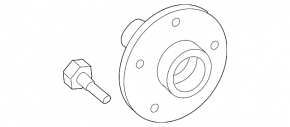 Front left hub Toyota Prius 20 04-09