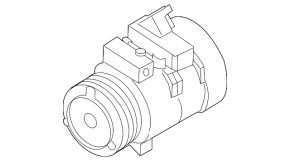 BMW 5 GT F07 10-17 N63 Air Conditioning Compressor