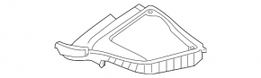 Right engine cover Infiniti Q50 14-18 3.5