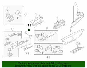 Nissan Ariya 23-25 button cover