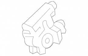 Actuator motor for the heater ventilation system of the Acura MDX 14-20 with traction