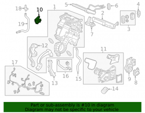 Actuator motor heater drive ventilation Acura MDX 14-20